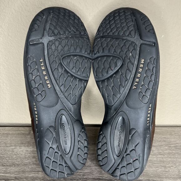 Merrell Encore Ice Smooth Brown Leather Mules Clogs Womens 9.5 Sherpa Lined - Picture 9 of 13